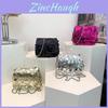 Stylish Sequined Small Square Bag For Women In Trendy Colors Perfect For Evenings