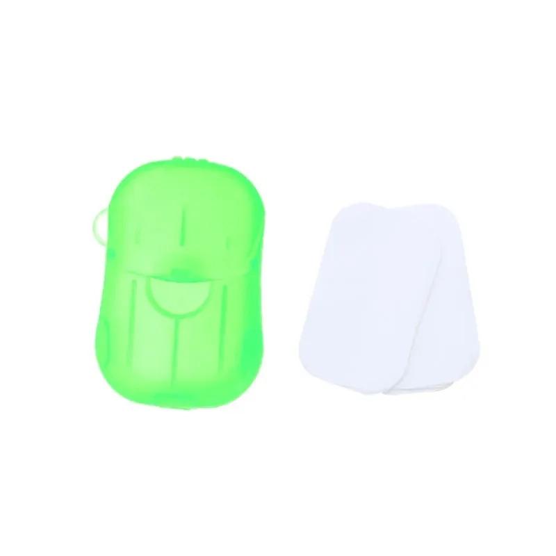 

1/6 шт. Портативное мыло в бумаге Одноразовый дорожный футляр Мини-очищающее мыло для мытья рук для кемпинга на открытом воздухе, пеших прогулок