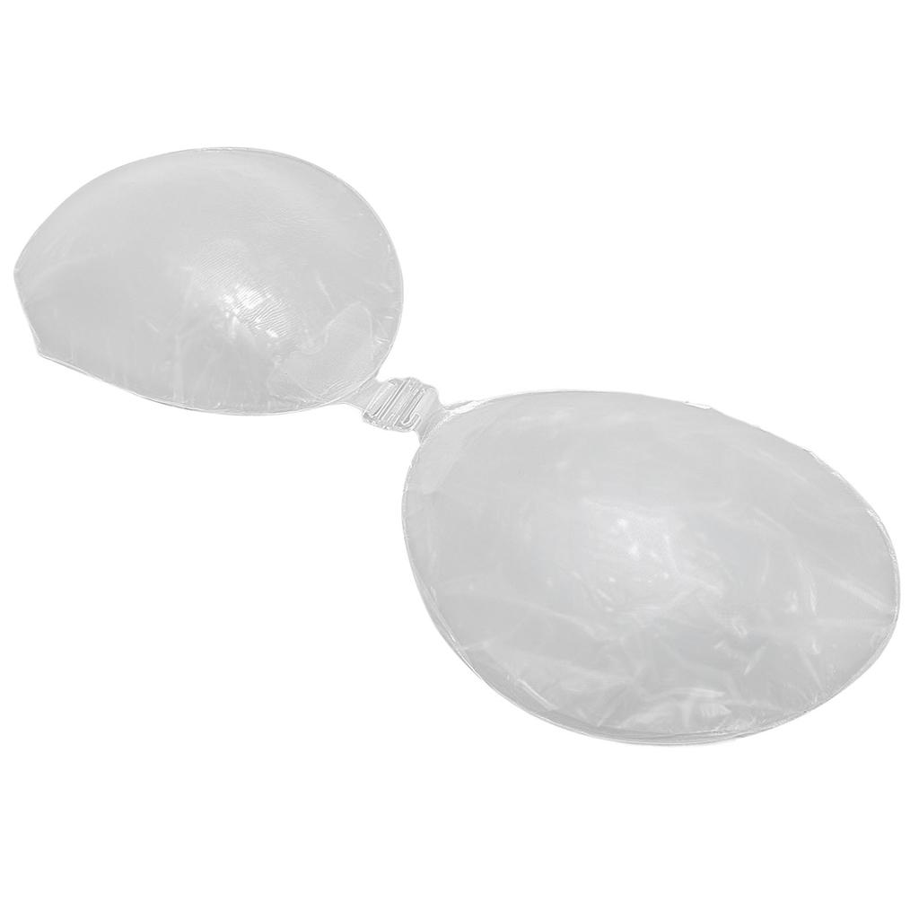 1 Pair Silicone Bra Inserts Water Proof Thickened Reusable Transparent Bra Pads For Swimwear and Str