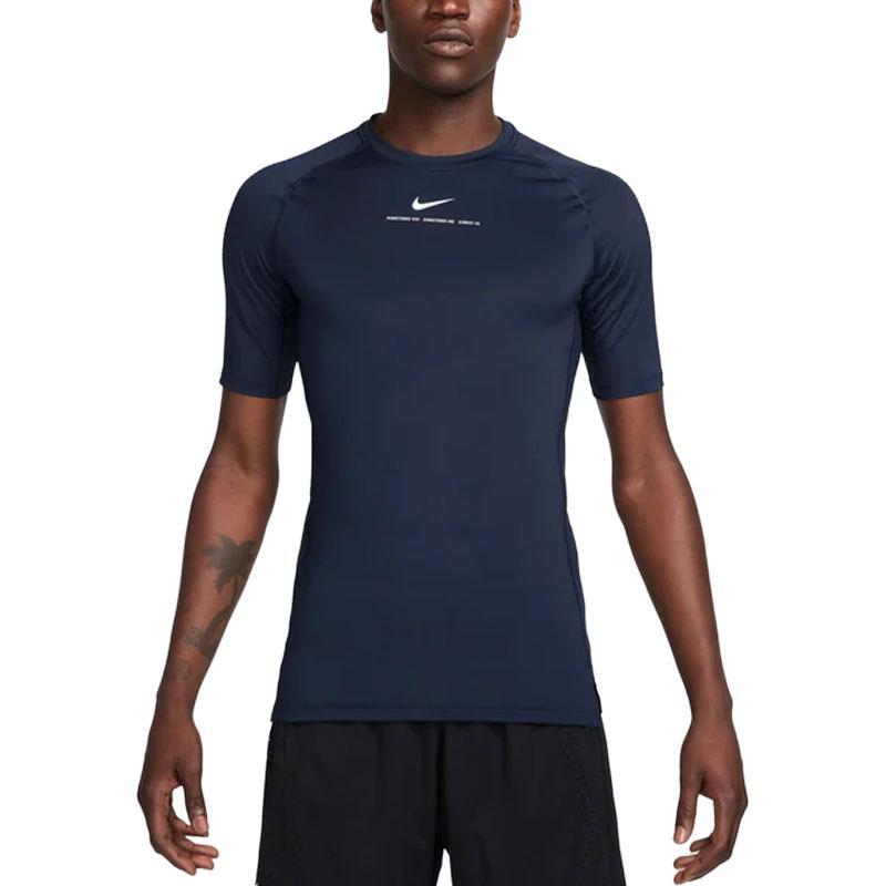 Nike X Nocta Dri-Fit Logo Mode Rundhals Raglan Kurzarm T-Shirt Herren Tops Marineblau DM1710-419