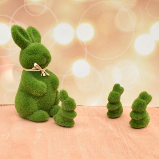 Ornamento per bambola, adorabile simulazione di schiuma, decorazione per coniglietto pasquale per soggiorno