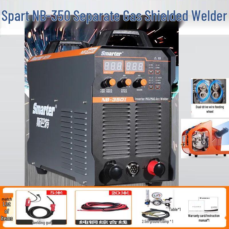 Spart Dual Voltage Gas Shielded Welding Machine: NB-315D, NB-350I, NB-500I Industrial Grade