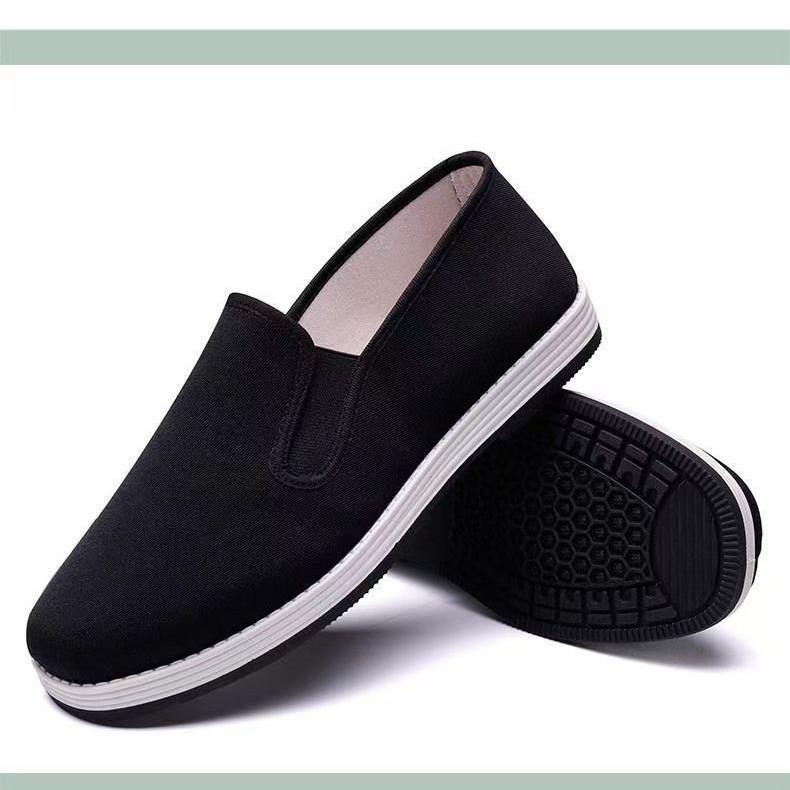 Spring and Autumn Durable Cloth Shoes Casual Wormwood Deodorizing Soft Sole Middle-aged and Elderly Work Shoes Lightweight