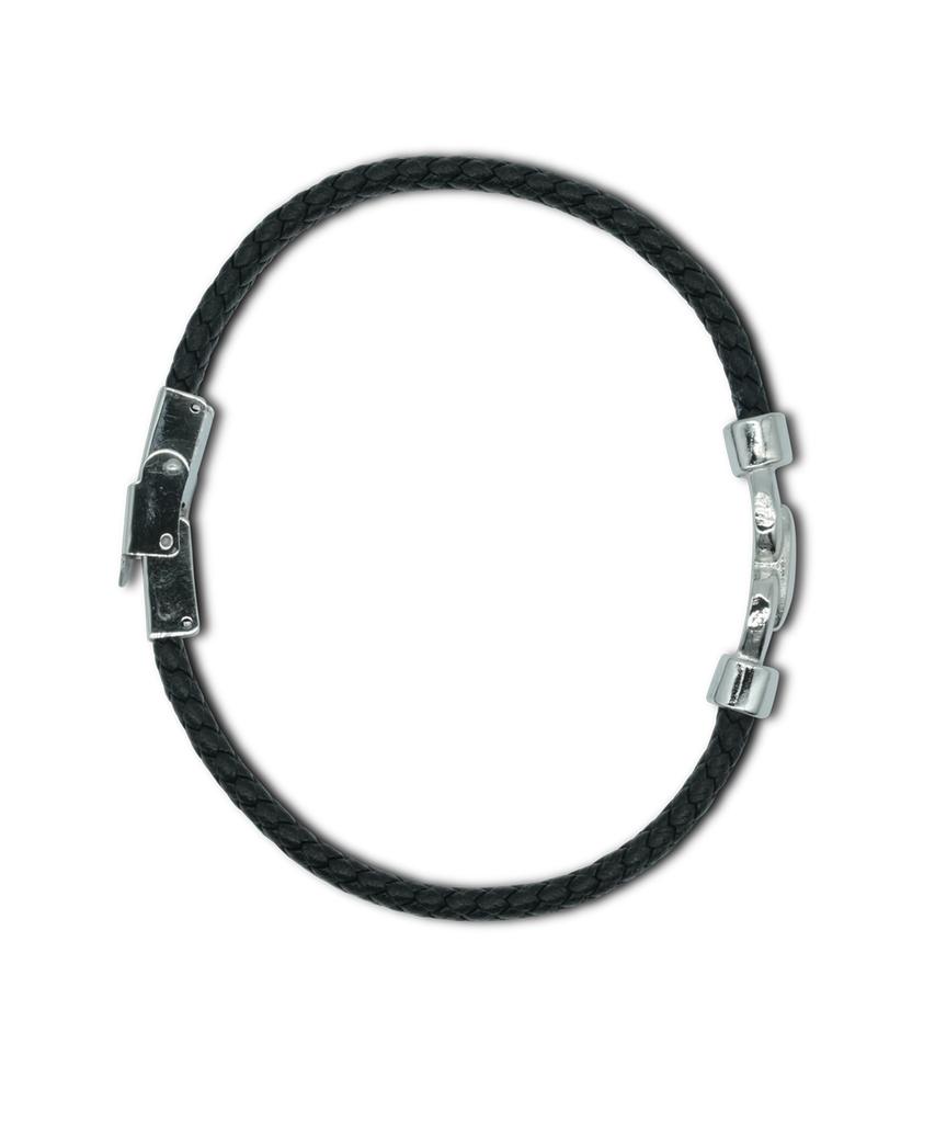 Cream Soda Lab Infinity Chain Leather Strap Bracelet