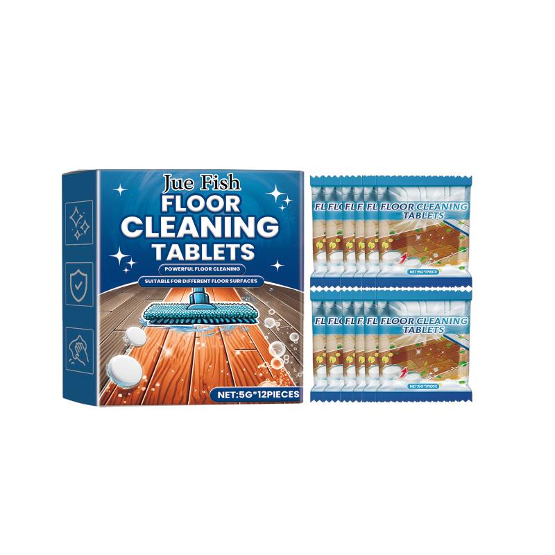 Powerful Floor Cleaning Tablets Remove Stubborn Dirts Stains Tile Brightening for Home Kitchen School Living Room Area