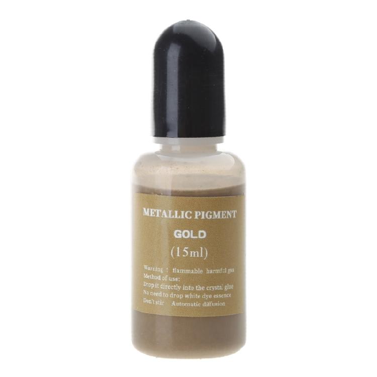 

12 Color Metallic Alcohol Pigment Resin Dye Vibrant Metal Alcohol-Based Inks золотой