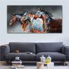 Wall Oil Painting Posters Running Horse Canvas Painting Wall Art Picture Wild Animals Canvas Pictures for Living Room Frame