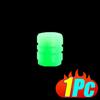 1-16Pcs Luminous Car Tire Valve Caps Fluorescent Night Glowing Valve Cover Green Dustproof Tyre Valve Stem Caps Auto Accessories