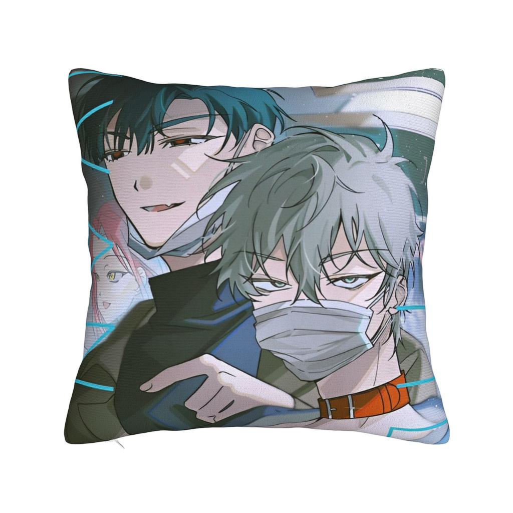 Alien Stage Ivantill Till Ivan Ivti Square Pillow Case Cushion Cover Funny Zipper Decorative Pillowcover for Sofa 18"