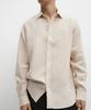 Masimodutti Regular Fit Washed 100% Linen Shirt