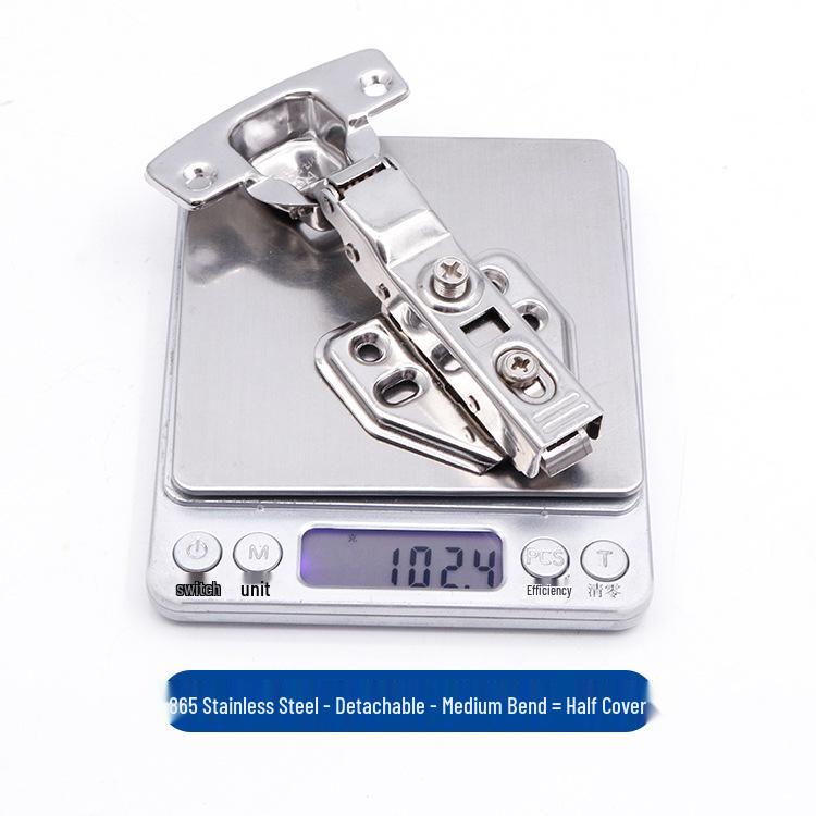 304 Stainless Steel Soft Close Hydraulic Cabinet Hinges - Thickened, Two-Stage Force for Furniture