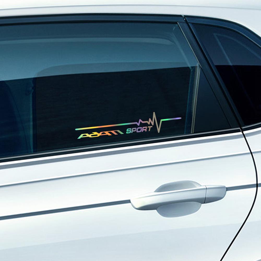 For Opel Astra Opc Insignia Corsa Vectra Zafira Grandland Meriva Car Side Window Lightning Stickers Auto Exterior Decor Decals