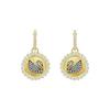 Kleiner Schwan Vintage Kristall Ohrringe Damenohrringe Gold 5489216