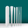 3/10Pcs Stainless Steel 7 Piece Pedicure Manicure Tool Kit Non Slip Handle Storage Case For Home Salon Nail Care
