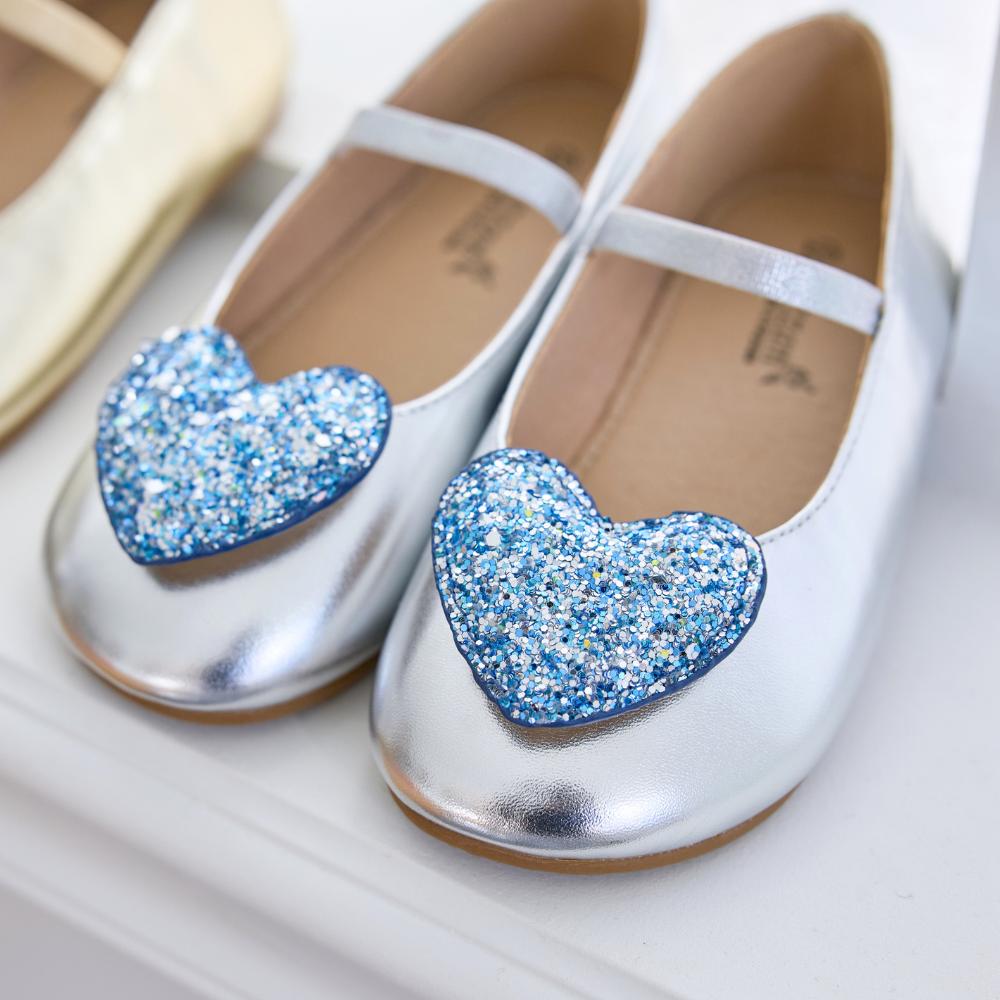 [Babyzzam] Girls' Soda Flat Silver [Y979-10014]
