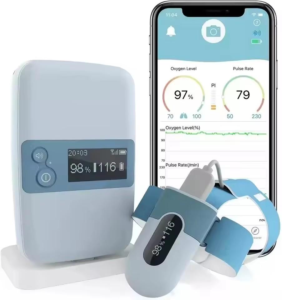 Home blood oxygen monitor for infants and young children
