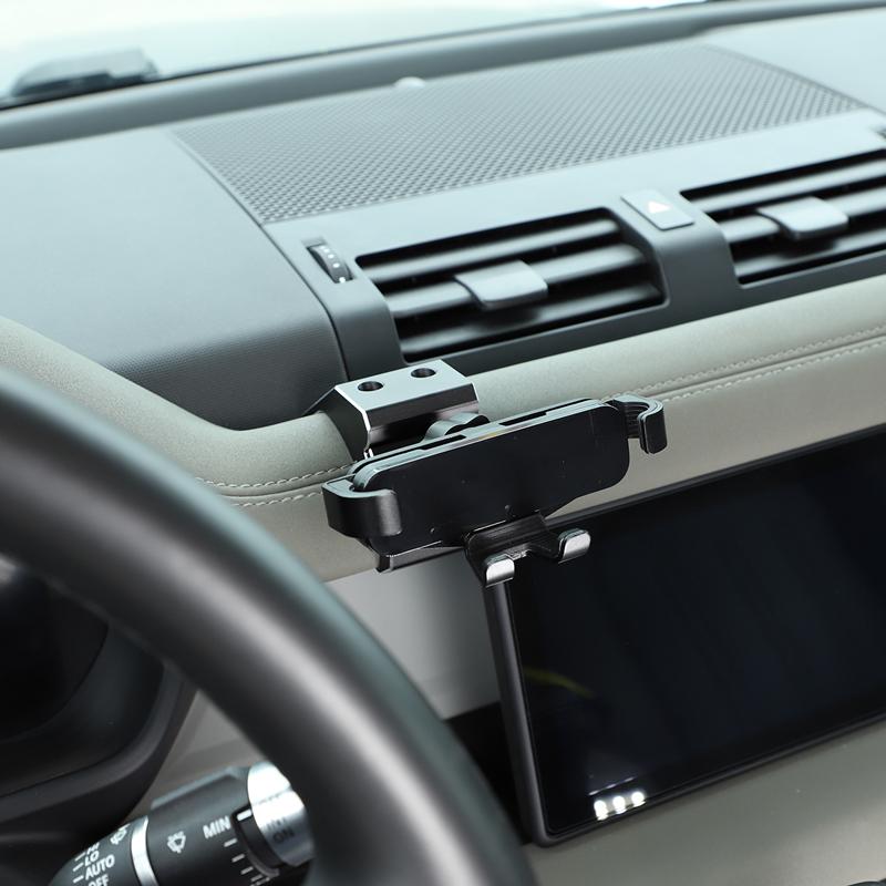 Für Land Rover Defender 90 110 2020 2021 2022 2023 Aluminiumlegierung Armaturenbrett Seiten-Handyhalter Halterung Auto Zubehör