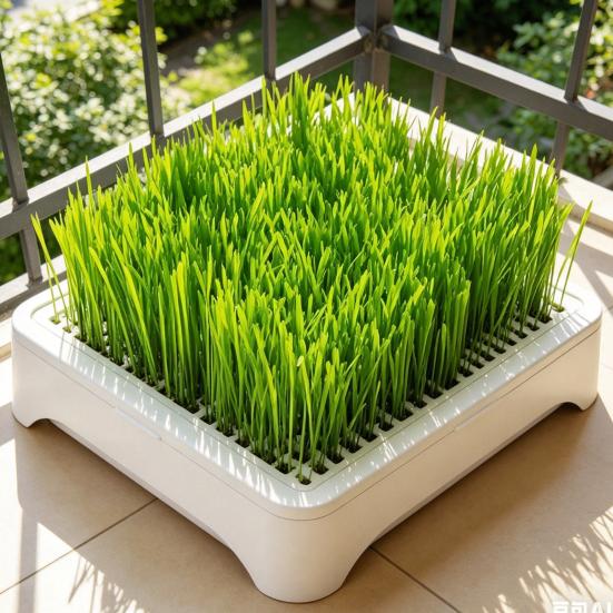 Hydroponic Cat Grass Kit with 5 Pack Seeds Soil Free Cat Grass Planter for Indoor Cats Wheatgrass Growing Kit Gift for Cat Lovers