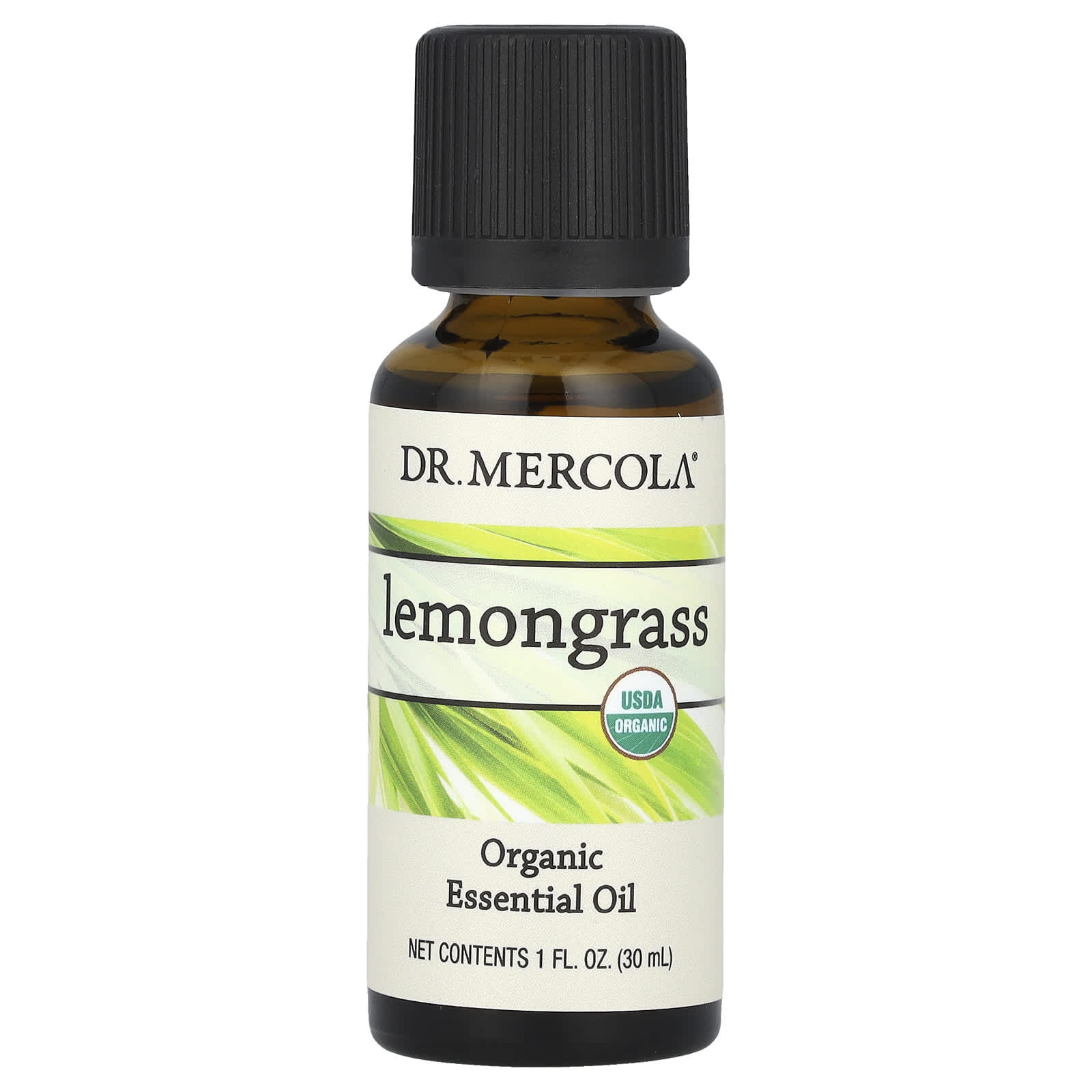 

Dr. Mercola, Organic Essential Oil, Lemongrass, 1 fl oz (30 ml)
