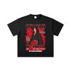 260 GSM Double Yarn 32 Count 100% Cotton Naruto V22 Itachi Print Unisex Heavy Cotton T Shirt