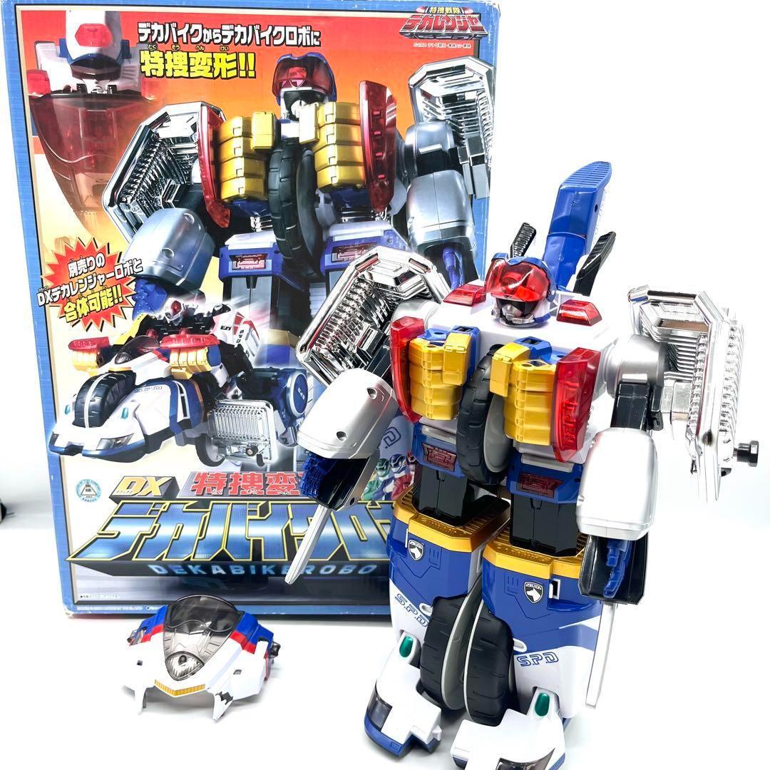 

[Б/У] Редкий Bandai Tokusou Sentai Dekaranger Робо Дека Байк Робо с коробкой