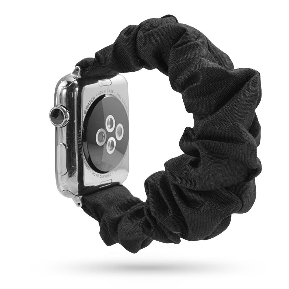 Scrunchie Strap for apple watch band 44mm 40mm 45mm 41mm 38mm 42mm 49mm correa bracelet iwatch series 4 5 6 3 SE 7 8 9 ultra 2
