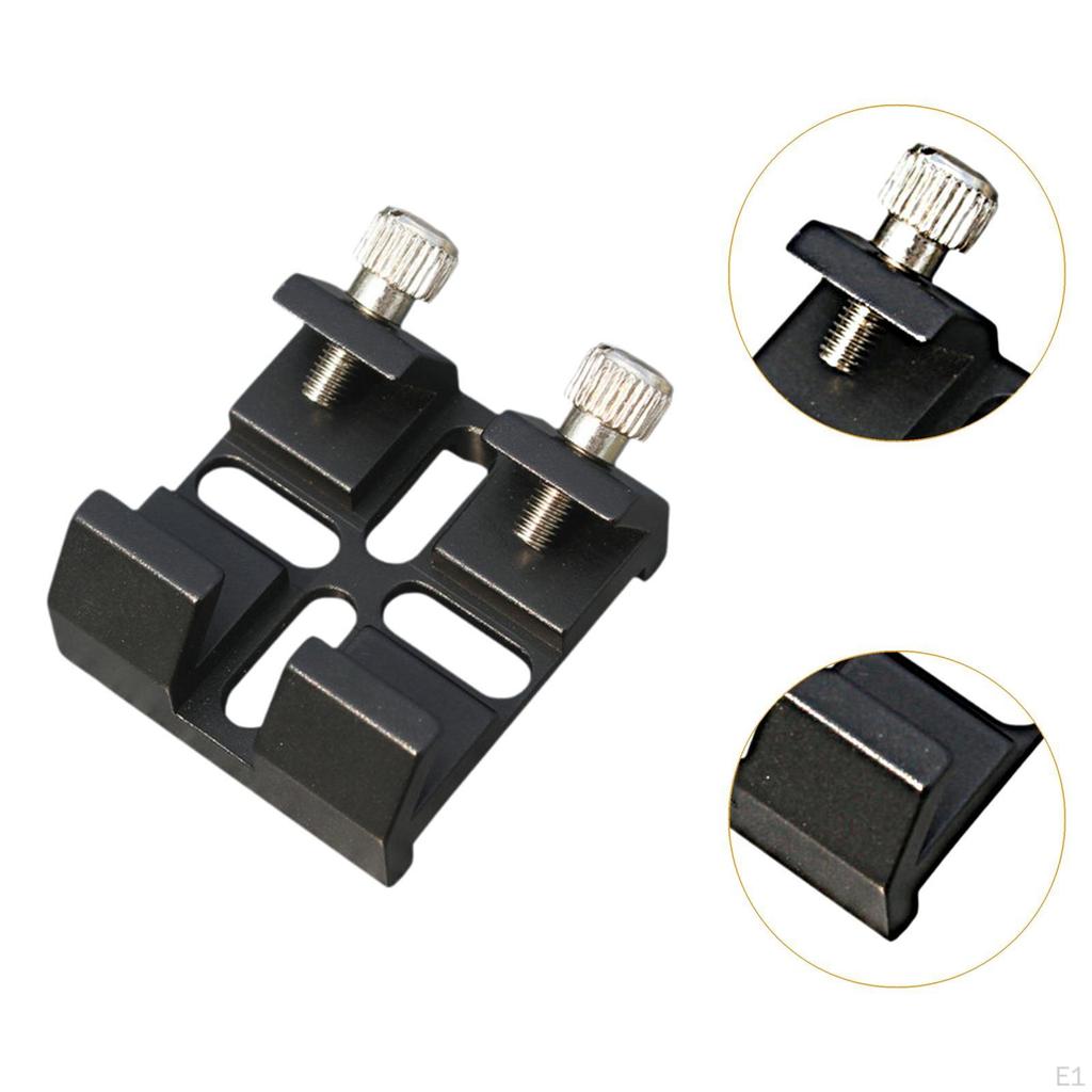 Adaptor Suport Montură Lunetă Căutătoare Profesional Universal Astrofotografie Aliaj Aluminiu Bază