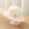 Cotton Baby Bucket Hat UV Protection Beach Cap Cute Panama Hat  Toddler