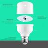 Sound Sensor E27 LED Bulb 220V Auto On/Off Non Flicker High Brightness White Light Voice Control Light Bulb for Stairs Pathway