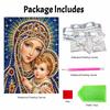 DIY 3D Pearl Diamond Painting Art Set Virgin Mary and Family Home Decor Art Set Wall Art