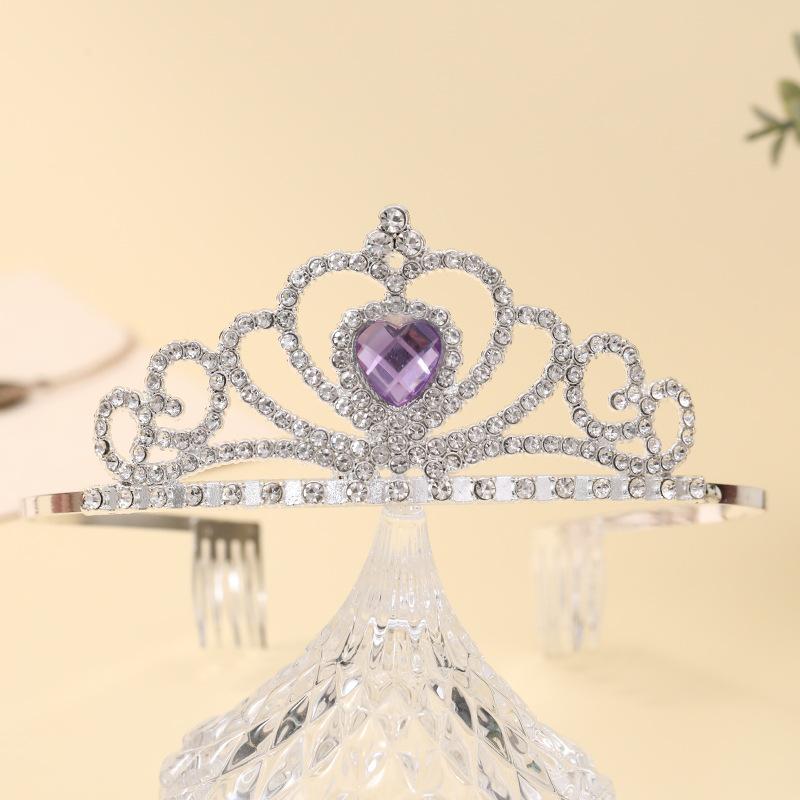 Bridal Crown Headwear Alloy Rhinestone Headband Wedding Crown Birthday Hair Accessories Party Headband Accessories