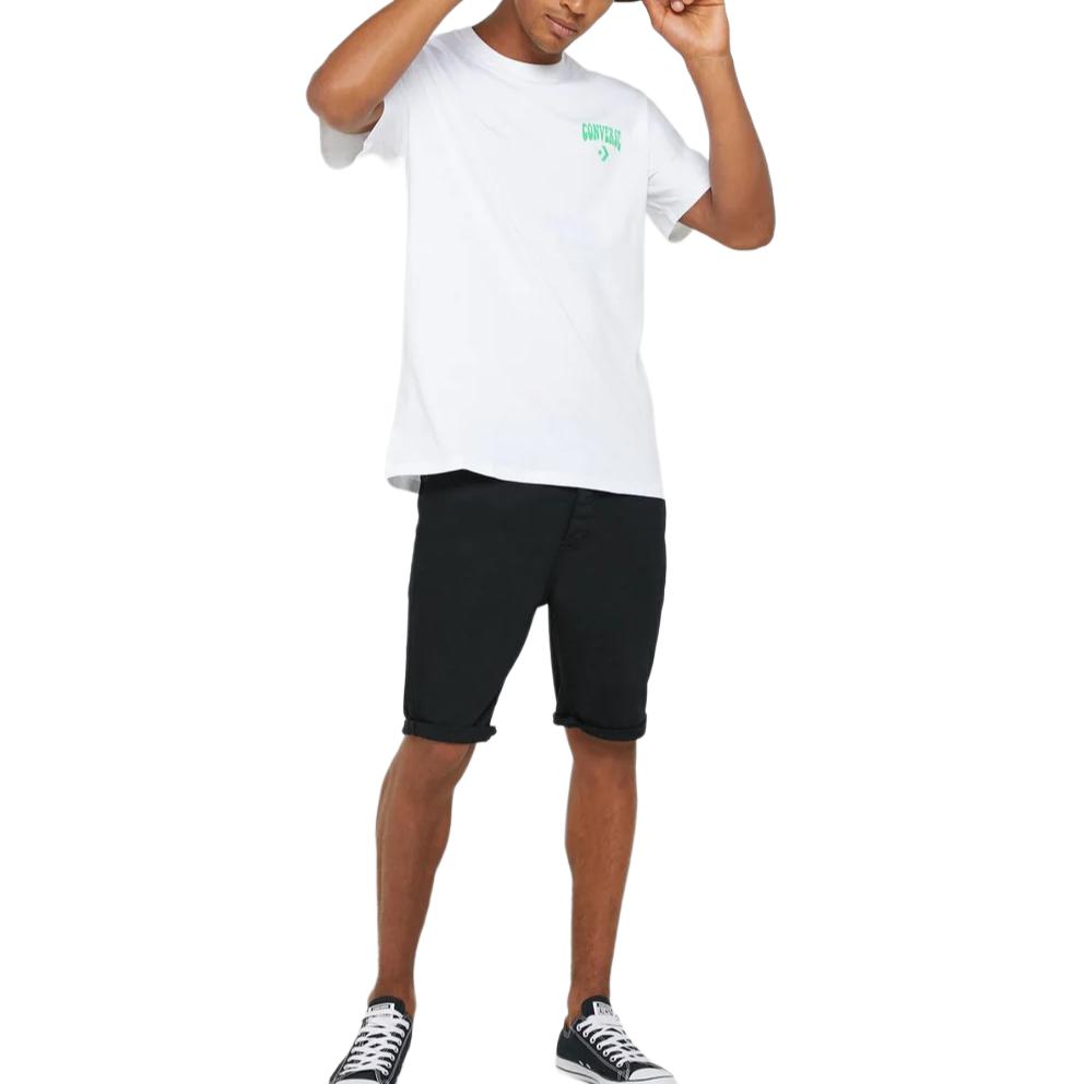 Converse Star Chevron Munchy T Shirt Men's White 10008551-A01