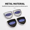 Autocolante Embleme Insigne Metalice 3D pentru Caroserie, Portbagaj, Geam, Ușă Pentru Ford Fiesta Mondeo Fusion Escape Shelby Edge Kuga