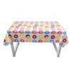 Disposable Donut Table Cover Rectangular Donut Tablecloth Birthday Party   Picnic