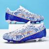 Kids' Long Spike Low-Top Soccer Shoes for Turf - Ideal for Elementary Students