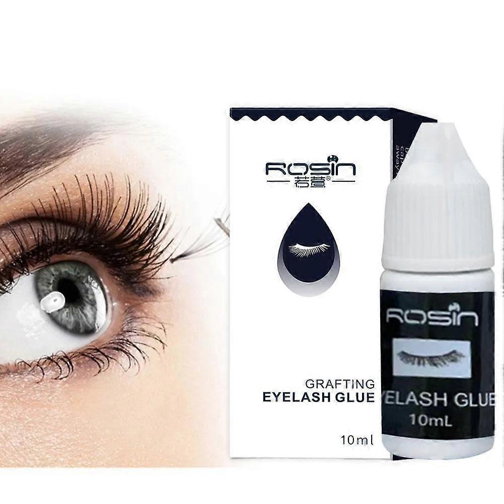 Professional Eyelash Extension Glue 10ml Strong Adhesion Quick Drying Safe Formula for Salon and Home Use