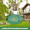 1/2Pcs Birds Feeding Network Mesh Trap for Hanging Birds Feeder Durable Birdseed Hoop Birds Feeding Platform Accessories