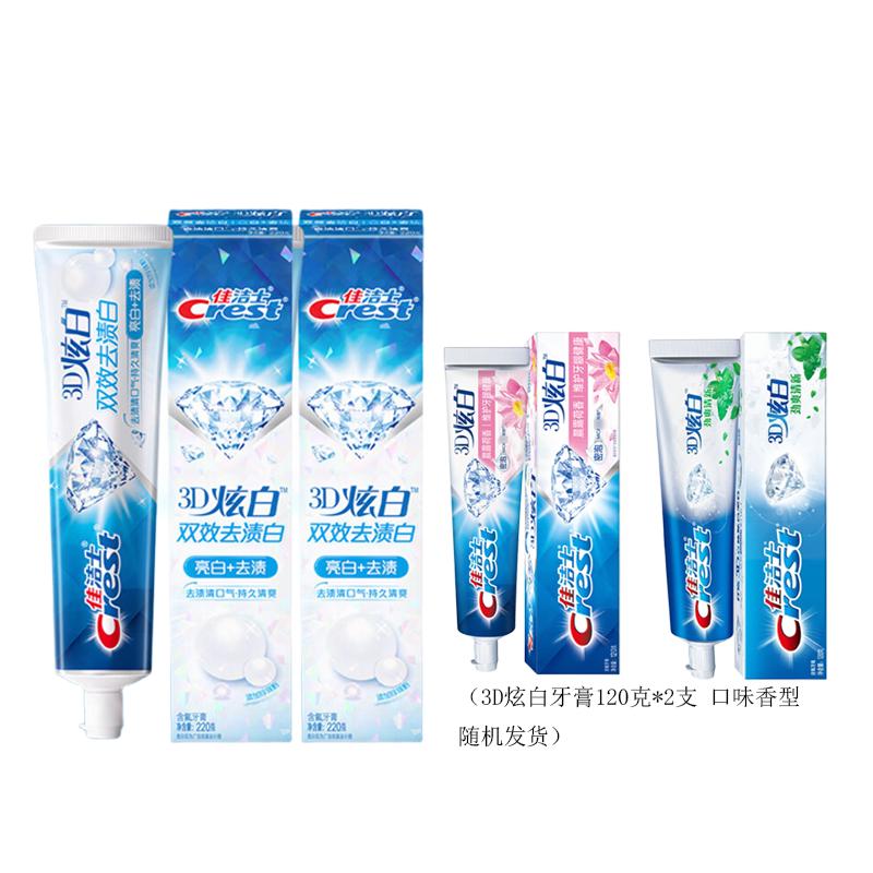 Crest 3D White Whitening Toothpaste Bundle