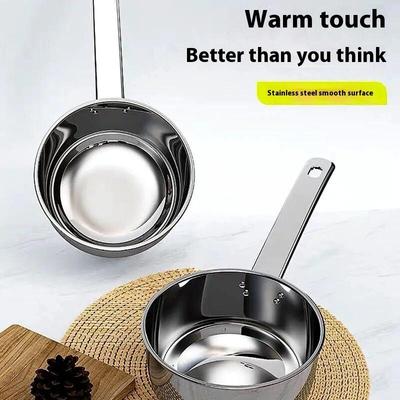 Stainless Steel Water Scoops Multipurpose Hanging Soup Ladle Wooden Handle Large Capacity Water Spoon Kitchen Cooking