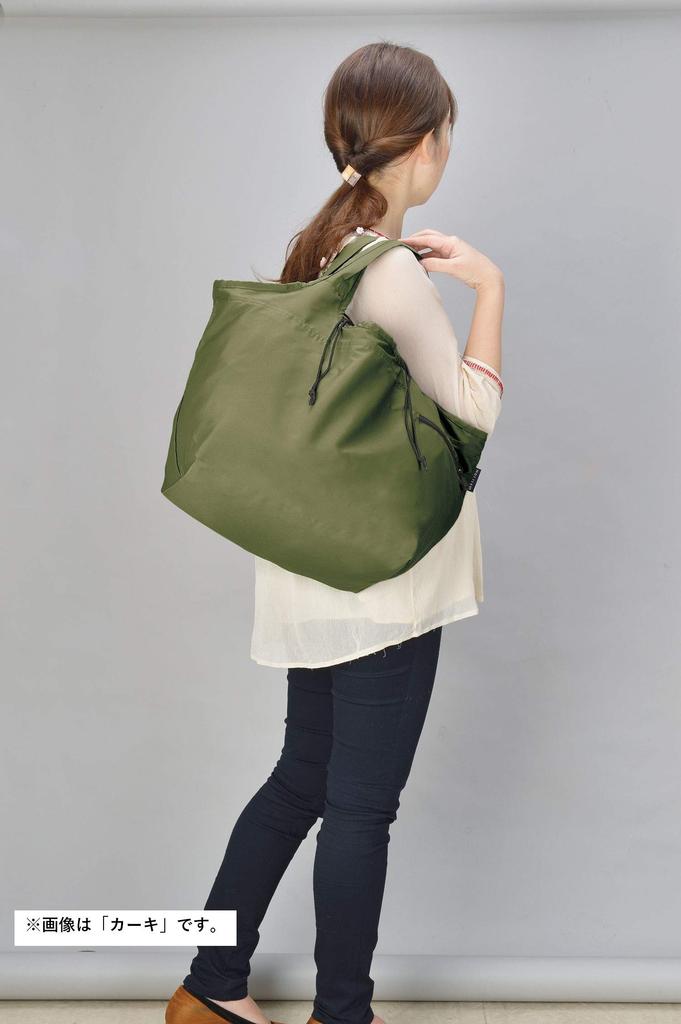 Kururito Big Marche MOTTERU/Motteru Bag, Black, MO-1101-009