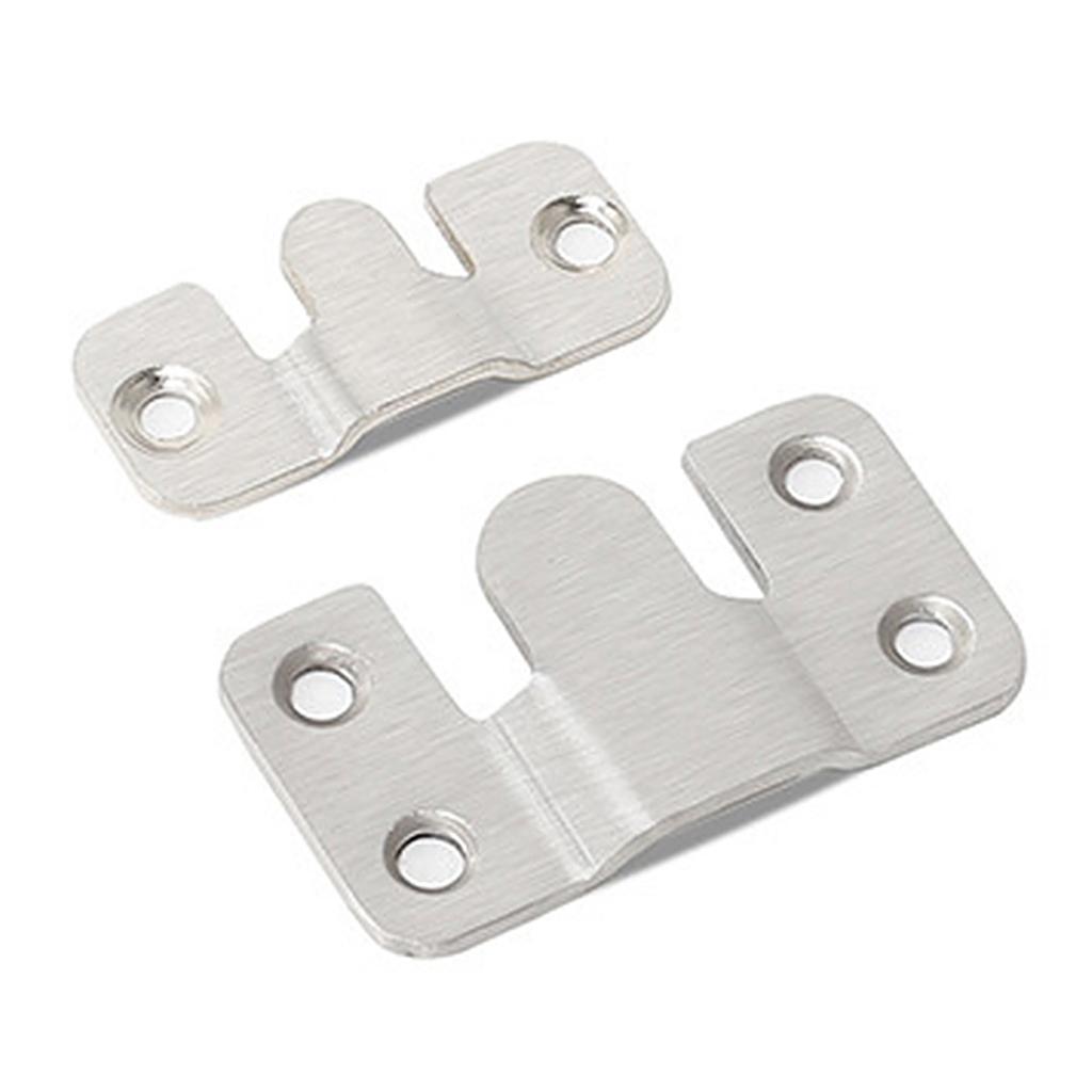 10pcs Quick Installation Stainless Steel Wall Hook Easy Installation Hanging Buckles For Furniture Picture Frame
