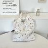 5 Embossed Vest Bag Large Capacity Shoulder Handbag Daily Leisure Student Print Female