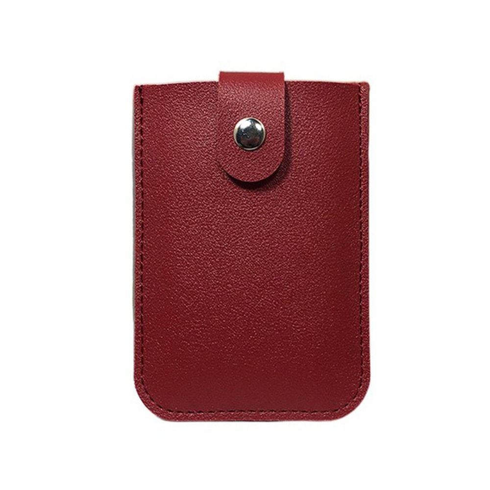 

Футляр для карт Многопозиционный Выдвижной Держатель для карт Маленький кошелек Кошельки Мужской Чехол для карт Женский Футляр для карт красный