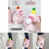 Adorable Bubble-blowing Capybara Plush Toy Short Plush Stuffed Animal Keychain
