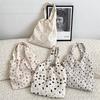 5 Embossed Vest Bag Large Capacity Shoulder Handbag Daily Leisure Student Print Female