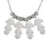 Lemegeton Collana con Ciondolo Personalizzato su Misura Nome di Famiglia Bambino Bambina Bambini per Donna Uomo Bambino Nome Data Inciso Gioielli Regalo
