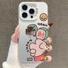 Cartoon Wealth Silver Phone Case for iPhone 17/15 Pro Max/16 Pro/14 Pro
