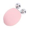 Facial Cleansing Brush IP67 Water Proof Rechargeable Silicone Face Scrubber Exfoliator with Rollers Pink