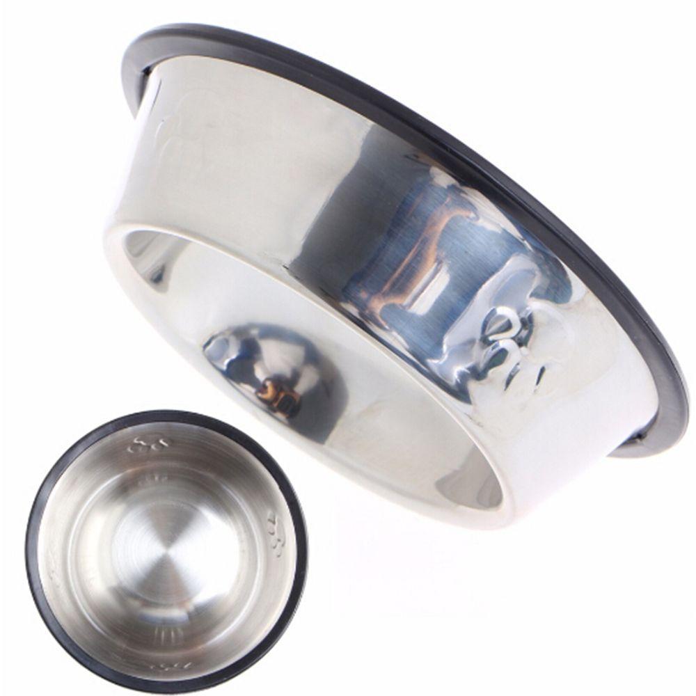 Puppy Food Holder Stainless Steel Pet Feeding Pet Bowl Water Dish Dog Bowl