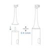 10 Pack Compatible with Wondersmile Electric Toothbrush Replacement Brush Heads, Black